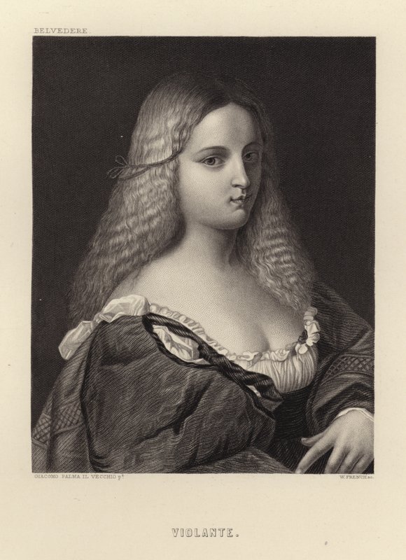 Violante autorstwa Jacopo Palma