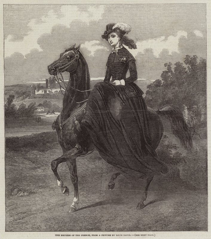 Cesarzowa Francuzów autorstwa Jacques Louis David