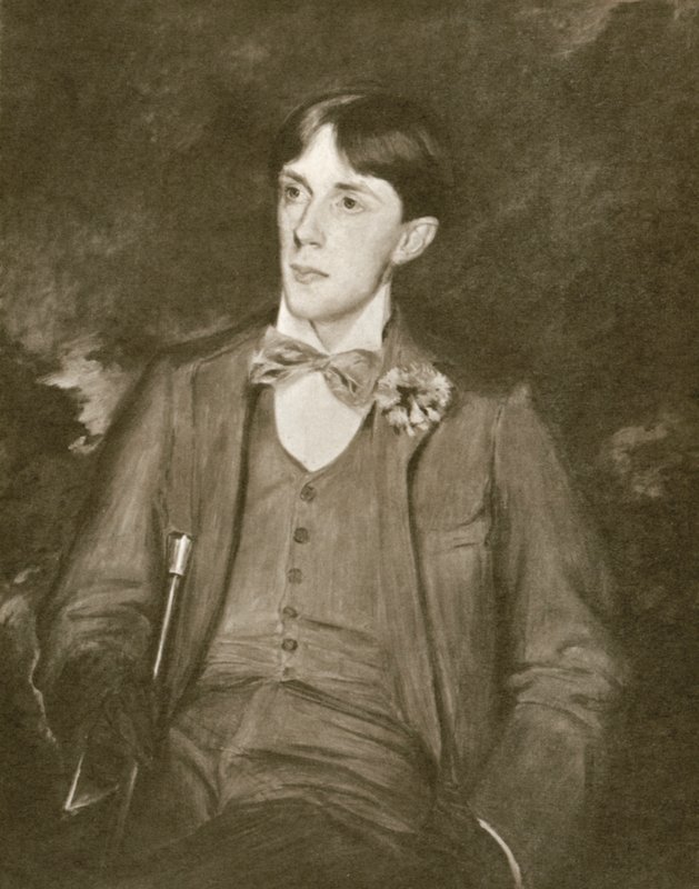 Aubrey Beardsley, portret (lito) autorstwa Jacques Emile (after) Blanche