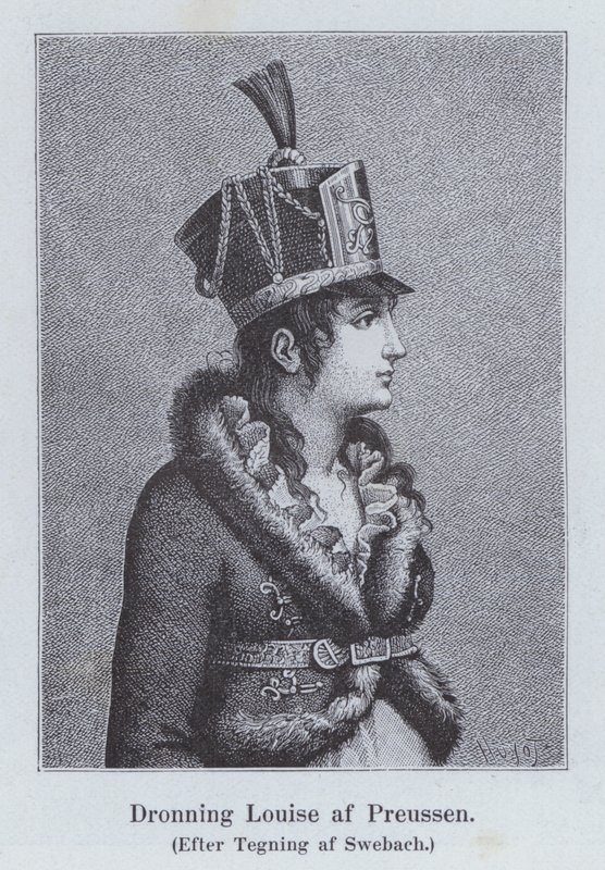 Ludwika Meklemburska-Strelitz, królowa małżonka króla pruskiego Fryderyka Wilhelma III (lito) autorstwa Jacques Francois Joseph (after) Swebach
