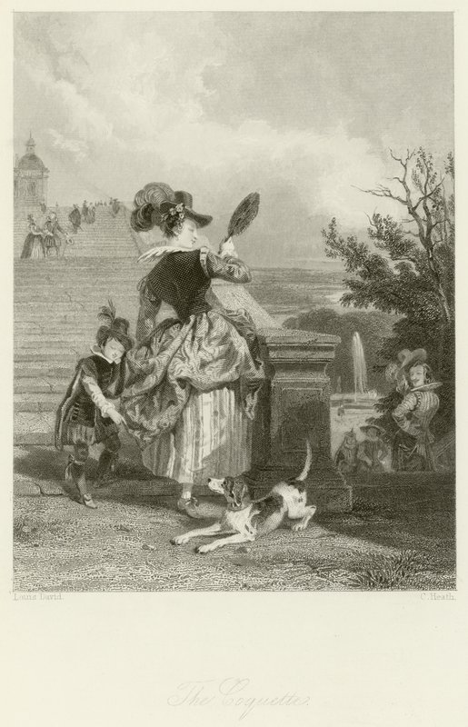 Kokietka autorstwa Jacques Louis David