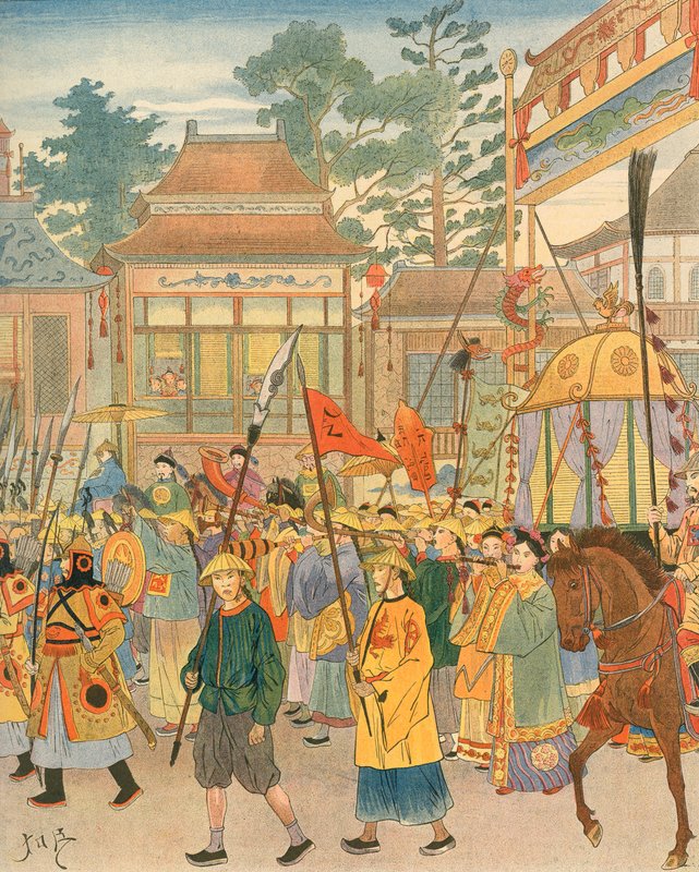 Chiny – pieśń narodowa autorstwa Jacques Marie Gaston Onfray de Breville (Job)