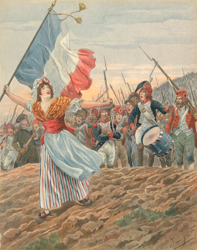 Francja — Marsylia autorstwa Jacques Marie Gaston Onfray de Breville (Job)