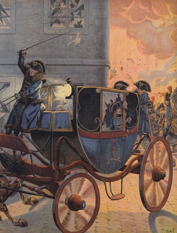 Generał Louis Desaix zabrany dorożką podczas bitwy pod Marengo autorstwa Jacques Marie Gaston Onfray de Breville (Job)