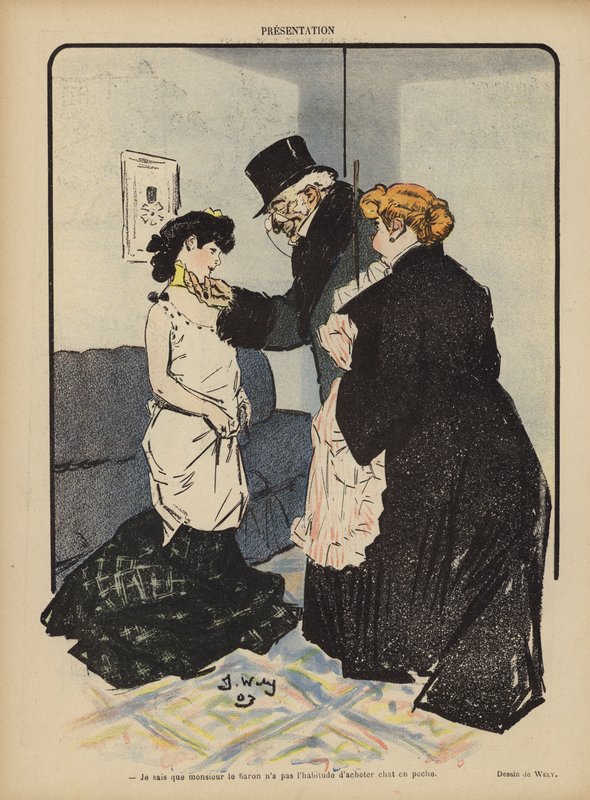 Ilustracja do Le Rire autorstwa Jacques Wely