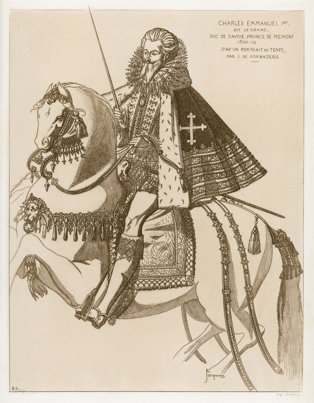 Karol Emanuel I autorstwa Jacques de Fornazeris