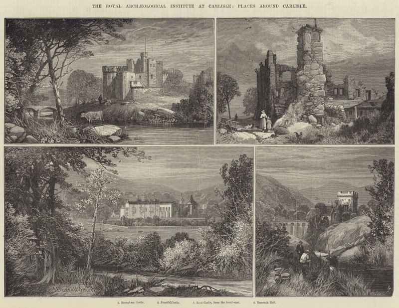 Królewski Instytut Archeologiczny w Carlisle, Miejsca wokół Carlisle autorstwa James Burrell Smith