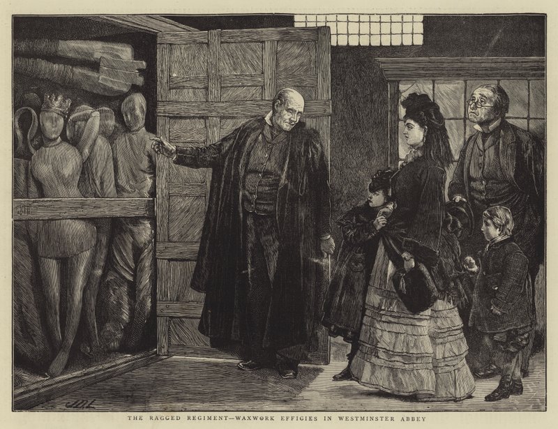 The Ragged Regiment, figury woskowe w Opactwie Westminsterskim autorstwa James Dromgole Linton