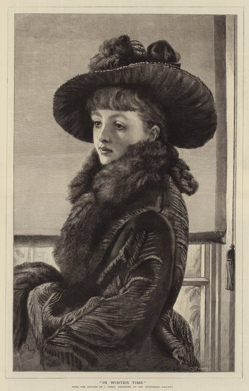 W zimie autorstwa James Jacques Joseph Tissot