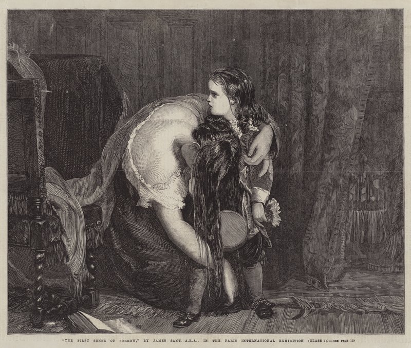Pierwsze poczucie smutku autorstwa James Sant