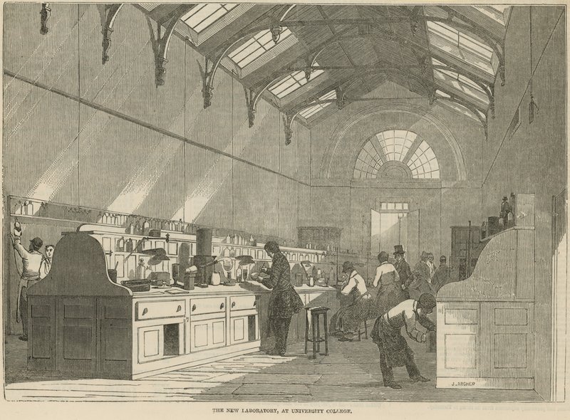 Nowe laboratorium w London College autorstwa James Archer
