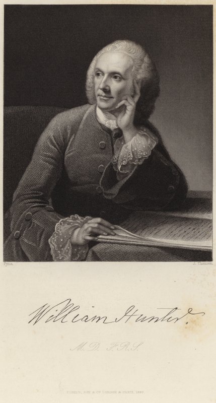 Portret Williama Huntera autorstwa James Baker Pyne