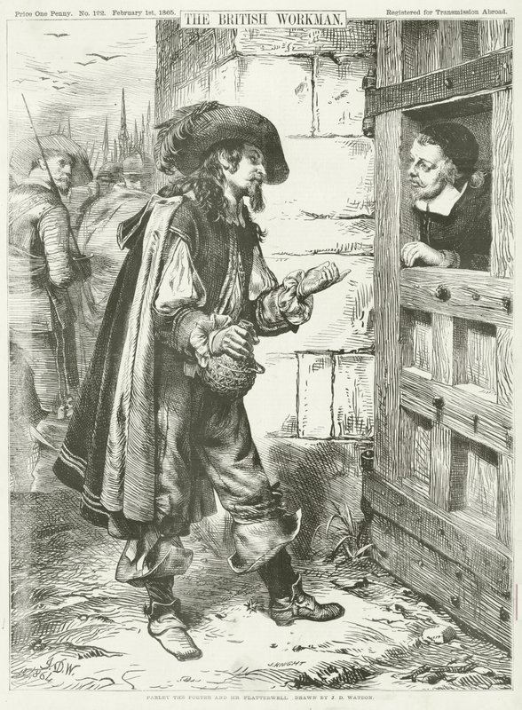 Parley the Porter i Pan Flatterwell (grafika) autorstwa James Dawson Watson