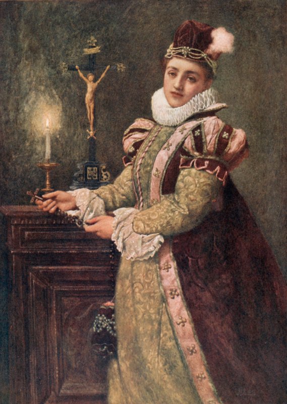 Maryja Królowa Szkotów autorstwa James Dromgole Linton