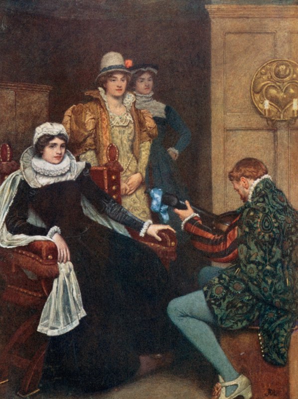 Maria Stuart i Chastelard autorstwa James Dromgole Linton