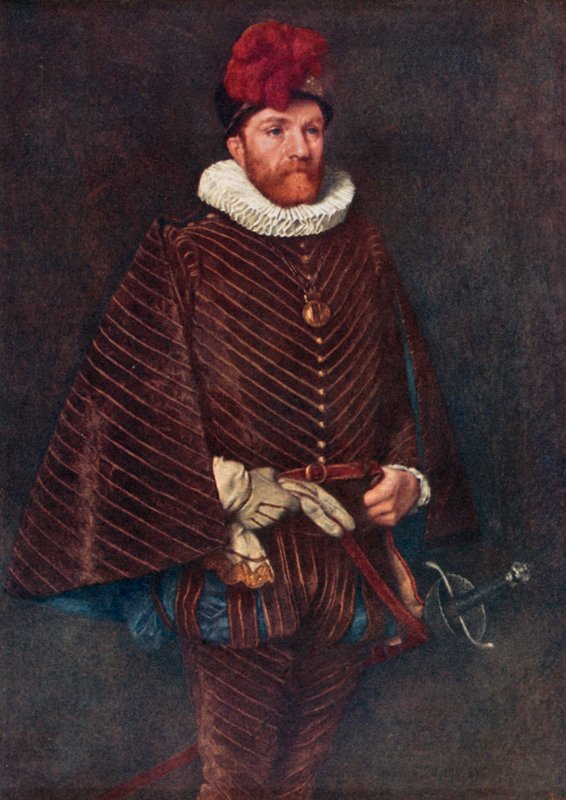 Przyrodni brat Mary, lord James Stuart, szerzej znany jako Earl Murray autorstwa James Dromgole Linton