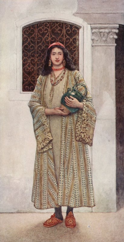 Kupiec wenecki Szekspira: Jessica (kolorowa litografia) autorstwa James Dromgole Linton