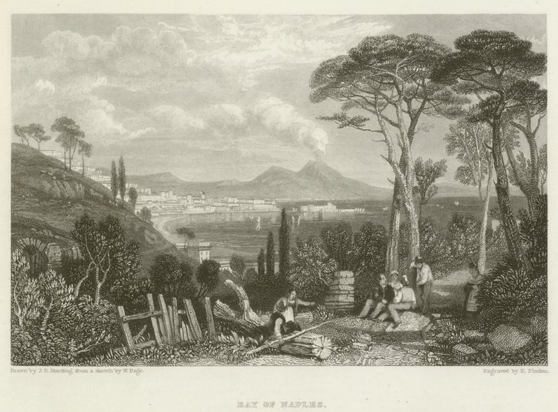 Zatoka Neapolitańska autorstwa James Duffield Harding