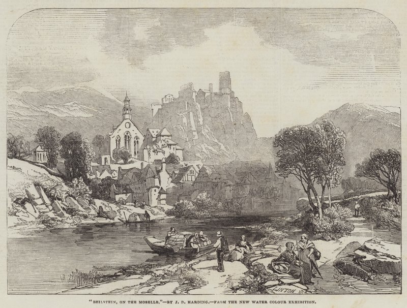 Beilstein, nad Mozelą autorstwa James Duffield Harding