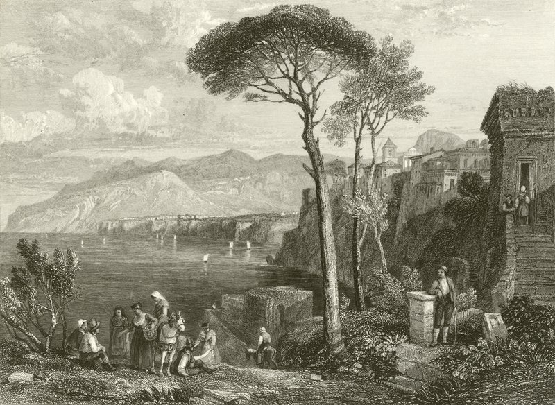 Równina i zatoka Sorrento, Włochy autorstwa James Duffield Harding