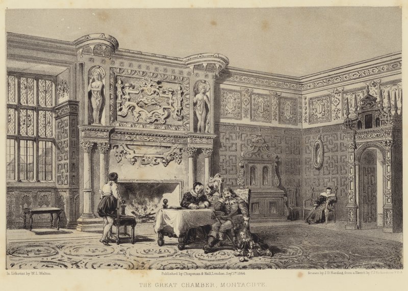 Wielka Komnata, Montacute autorstwa James Duffield Harding