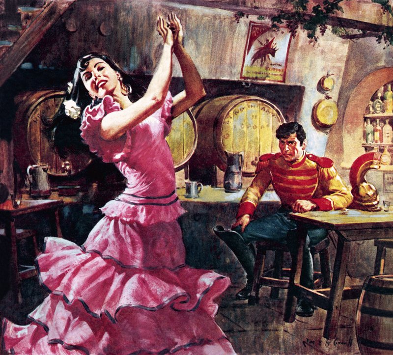 Carmen i Don Jose autorstwa James Edwin McConnell