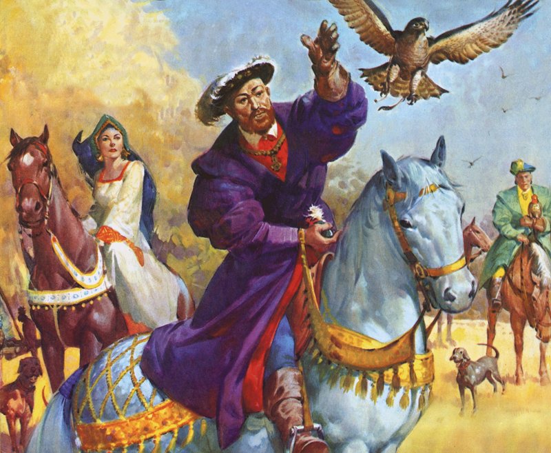 Polowanie króla Henryka VIII autorstwa James Edwin McConnell