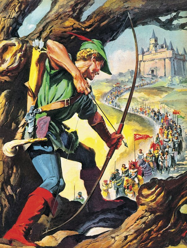Robin Hood autorstwa James Edwin McConnell