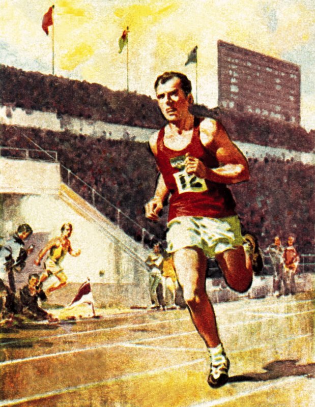 Maraton na igrzyskach olimpijskich autorstwa James Edwin McConnell