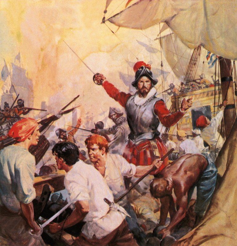 Sir Walter Raleigh autorstwa James Edwin McConnell