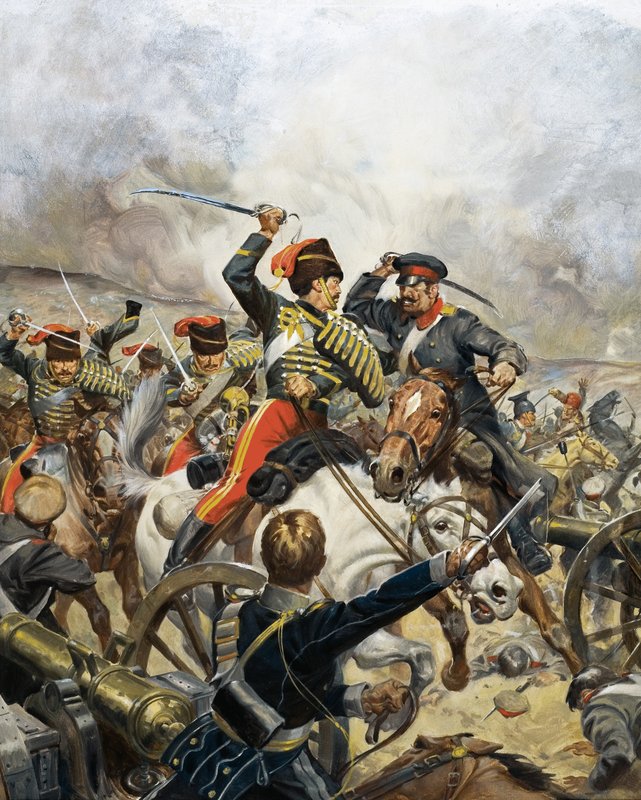 Bohaterowie Bałakławy autorstwa James Edwin McConnell