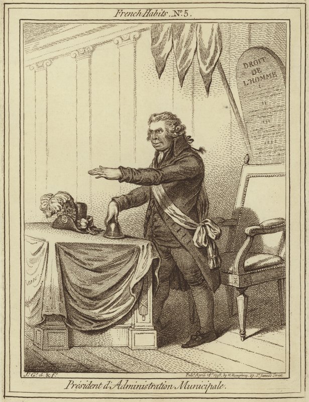Karykatura Johna Horne Tooke autorstwa James Gillray