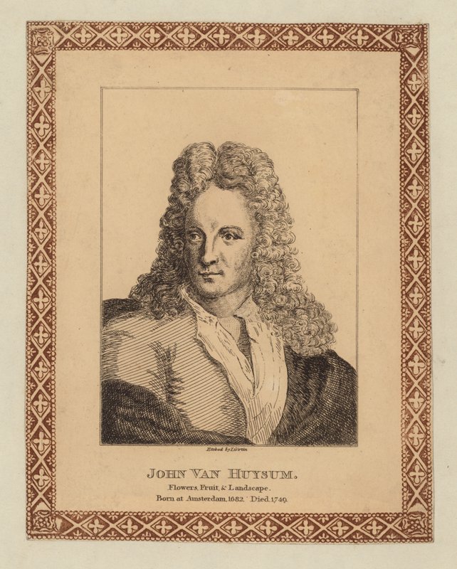 Jan van Huysum, lub John van Huysum, malarz holenderski autorstwa James Girtin