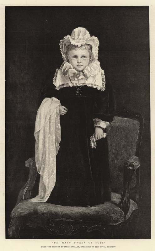 Jestem Mary Tween of Tots autorstwa James Hayllar