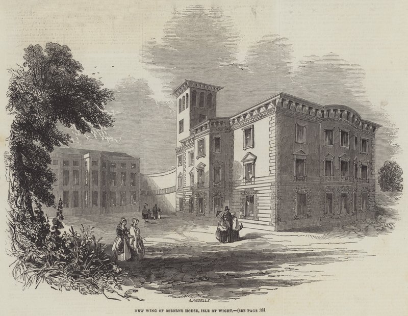 Nowe skrzydło Osborne House, Isle of Wight autorstwa James Herring