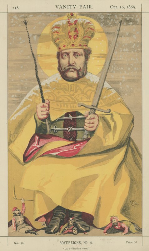 Aleksander II Rosji autorstwa James Jacques Joseph Tissot