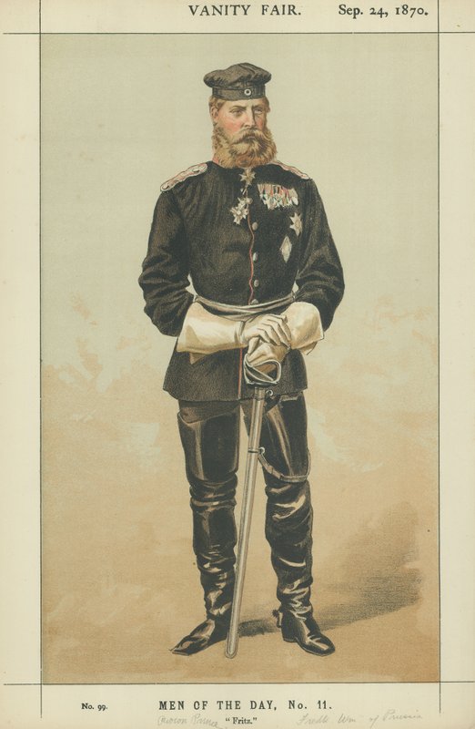 Książę koronny Fryderyk Wilhelm z Prus (kolor lito) autorstwa James Jacques Joseph Tissot