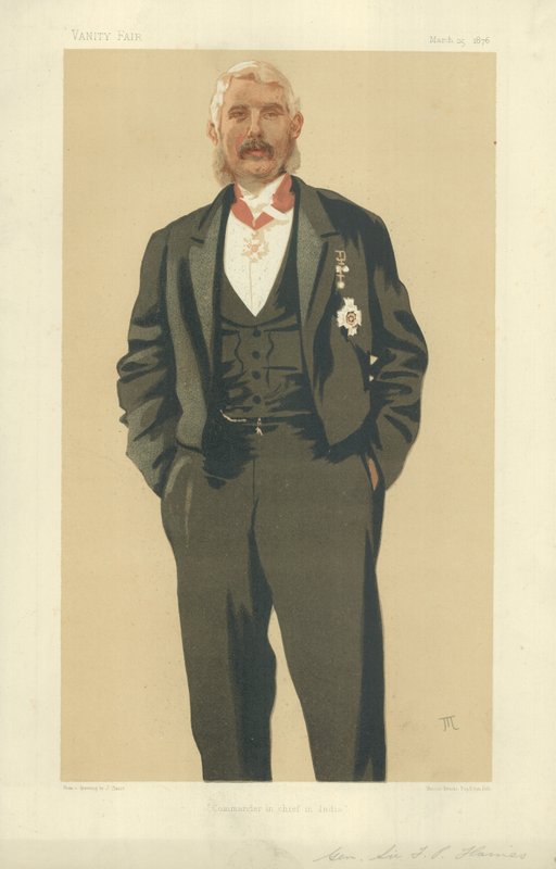 Generał Sir Frederick Paul Haines autorstwa James Jacques Joseph Tissot