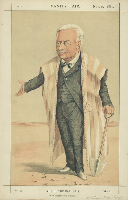 Wicehrabia Ferdynand De Lesseps autorstwa James Jacques Joseph Tissot