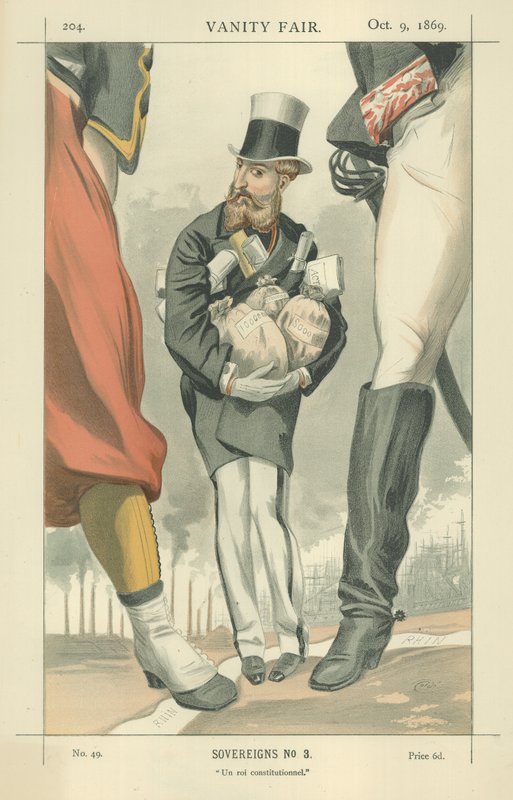 Leopold II, król Belgów autorstwa James Jacques Joseph Tissot