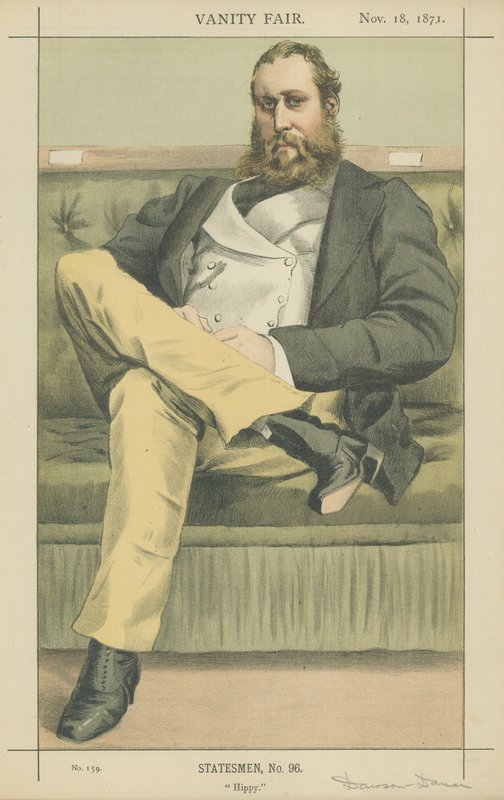 Lionel Seymour William Dawson-Damer (hrabia Portarlington) autorstwa James Jacques Joseph Tissot