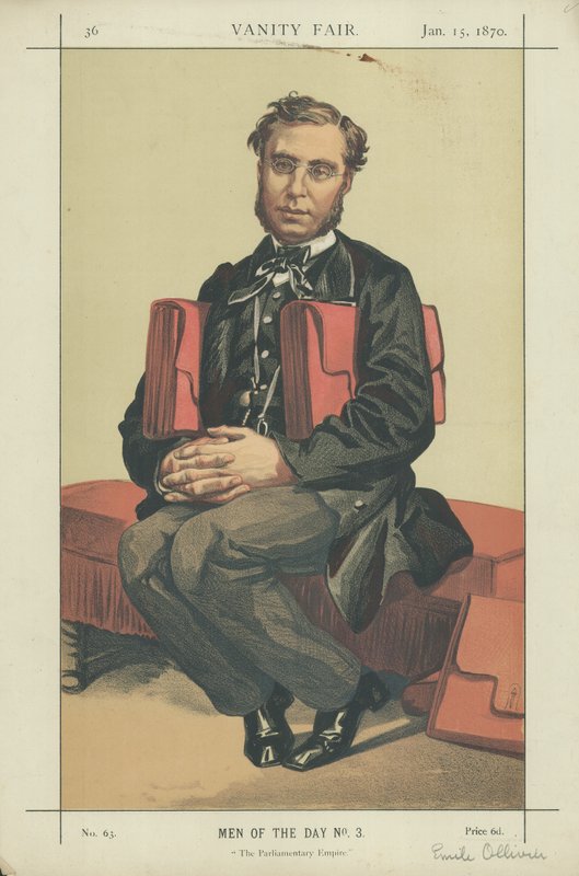 Pan Emile Ollivier autorstwa James Jacques Joseph Tissot