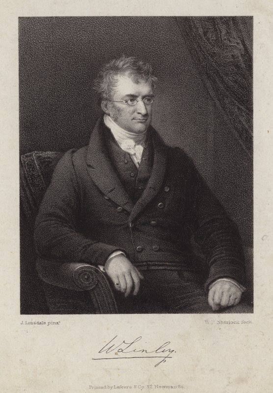 William Linley autorstwa James Lonsdale