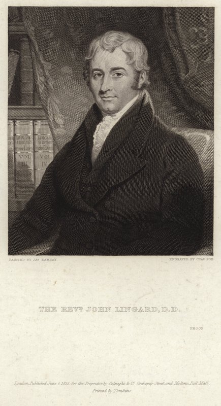 Portret Johna Lingarda autorstwa James Ramsay