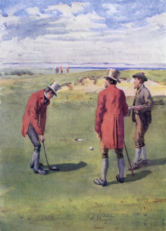 Golfiści na Leith Links autorstwa James Riddel