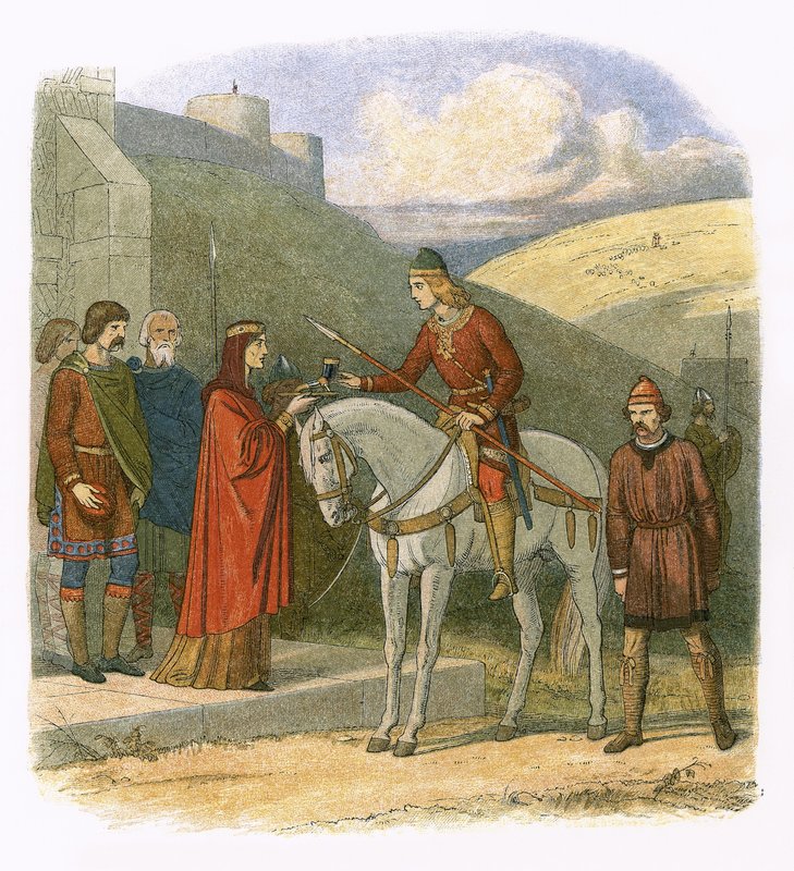 Edward zamordowany w Corfe autorstwa James William Edmund Doyle