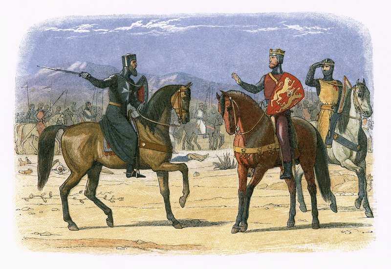 Ryszard i Mistrz św. Jana autorstwa James William Edmund Doyle