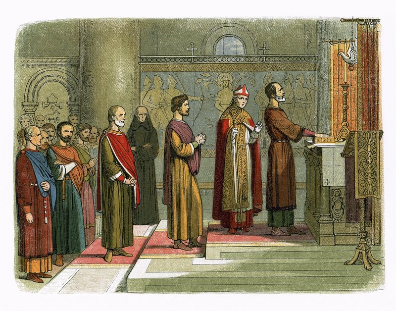 Baronowie przysięgają osiągnąć swoje wolności autorstwa James William Edmund Doyle