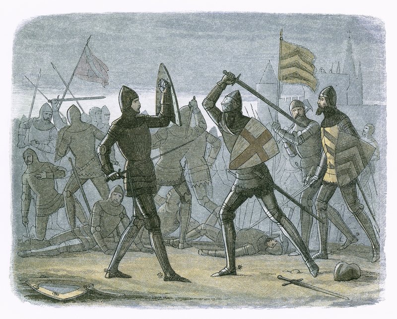 Ulga w Calais autorstwa James William Edmund Doyle