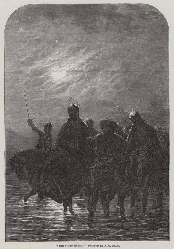 Nocny marsz autorstwa James William Glass